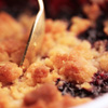 Crumble végétal fruits rouges & violette