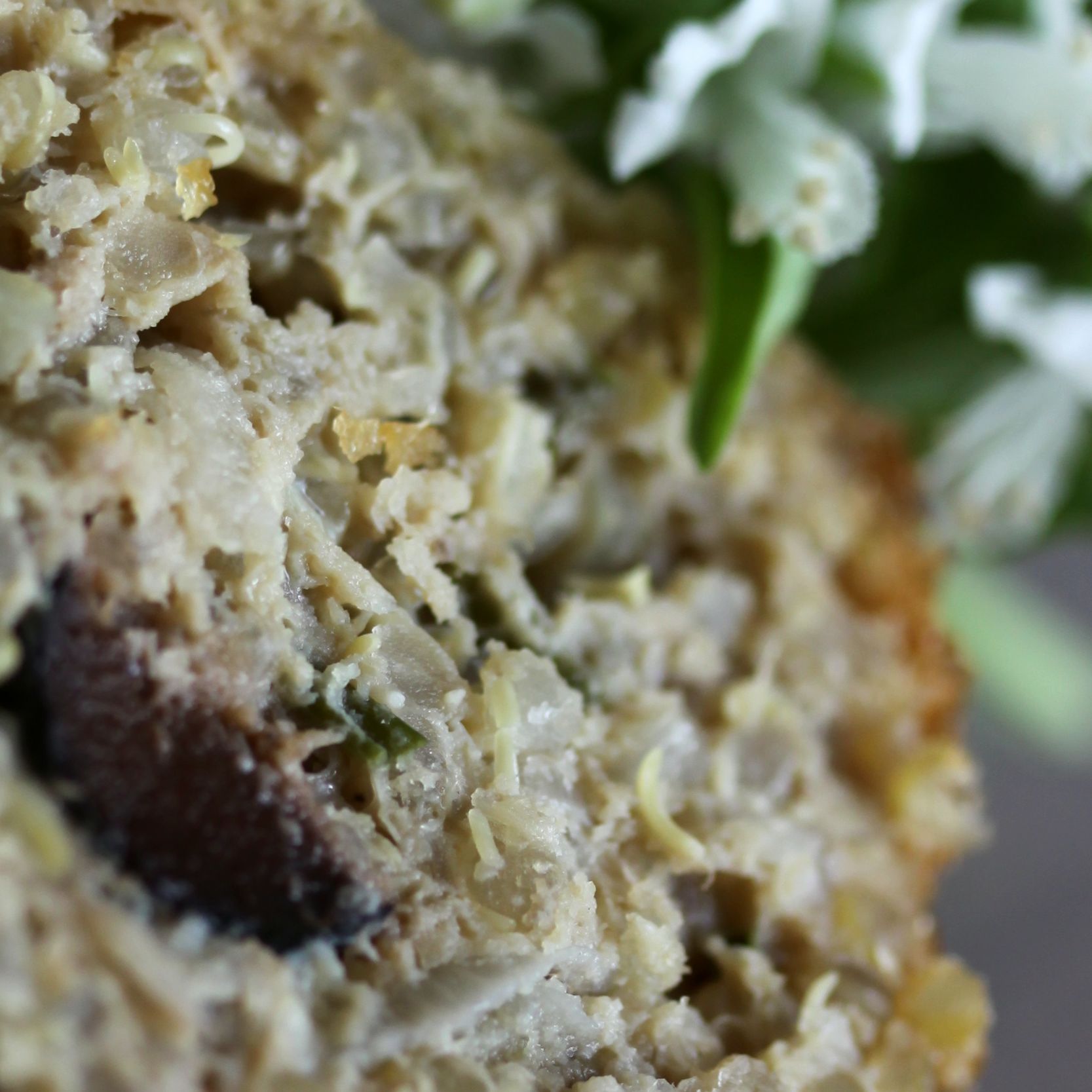 Cake de Quinoa au thon, olives et sarriette