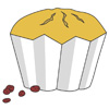 Muffin &laquo;&nbsp;Banane tigrée & Poivre rouge&nbsp;&raquo;